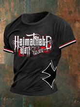 Herren Heimat liebe Statt Neue Weltordnung T-Shirt zartstils